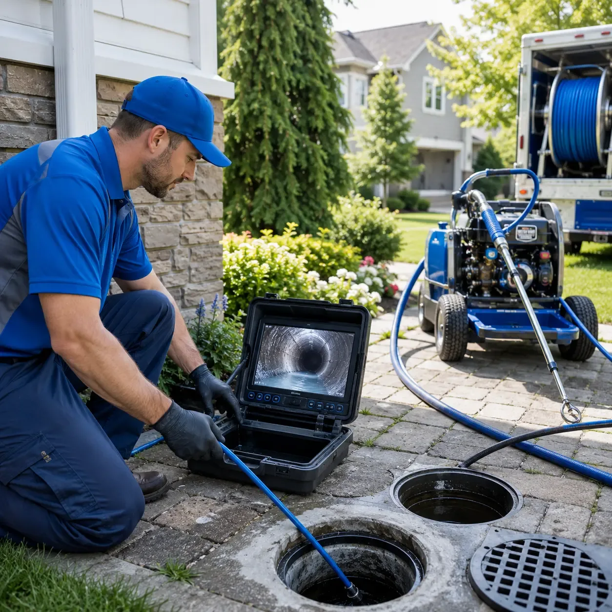 Outdoor drain cleaning professionals serving Biscoe, NC
